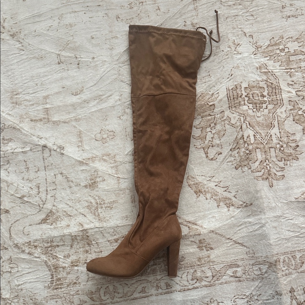 Brown Over-the-Knee Women's Boots